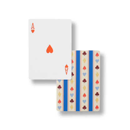 Playing Card Game, Set of 2 - Suits & Stripes