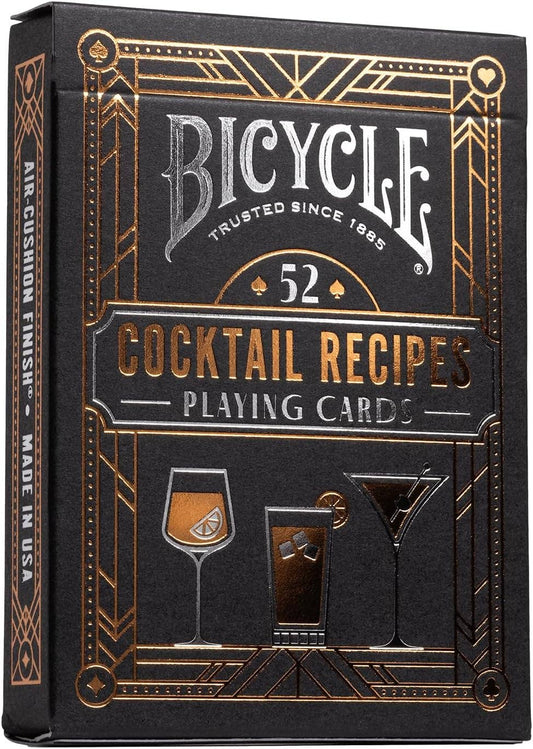 Bicycle Cocktail Playing Cards, Includes 52 Cocktail Recipes