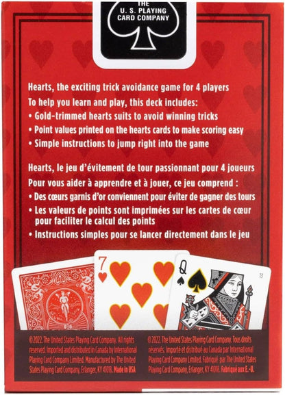 Bicycle Hearts Playing Cards