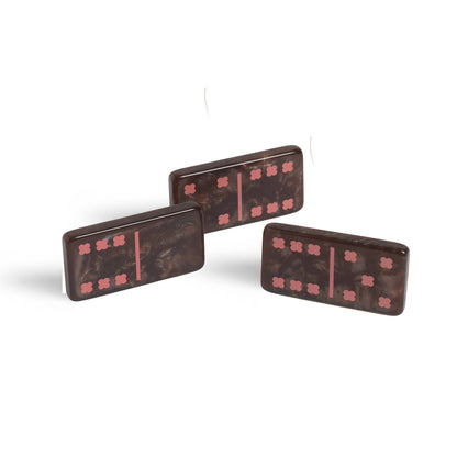 Dominoes Game Set - Bramble Stripes