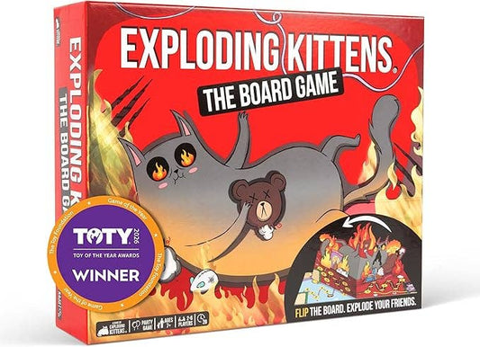 Exploding Kittens Board Game - TOTY 2026 Winner