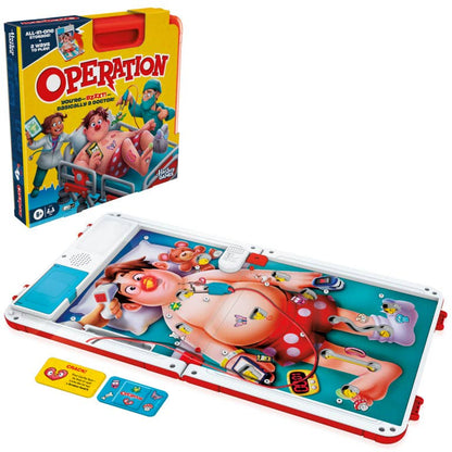 Operation Electronic Game with Carrying Case