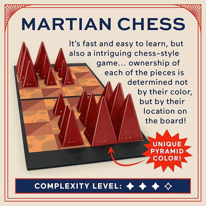 Martian Chess - A Looney Pyramid Game - Ages 8+