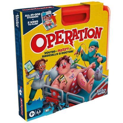 Operation Electronic Game with Carrying Case