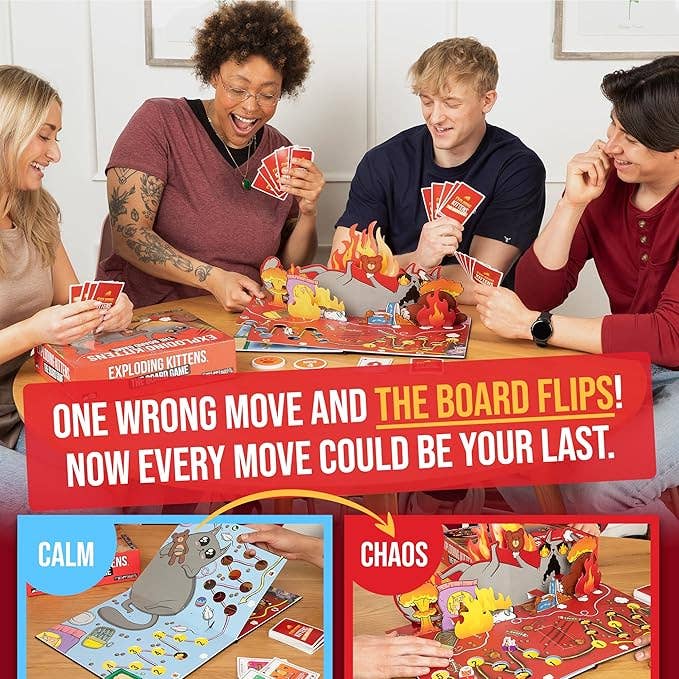 Exploding Kittens Board Game - TOTY 2026 Winner
