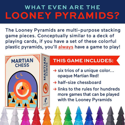 Martian Chess - A Looney Pyramid Game - Ages 8+
