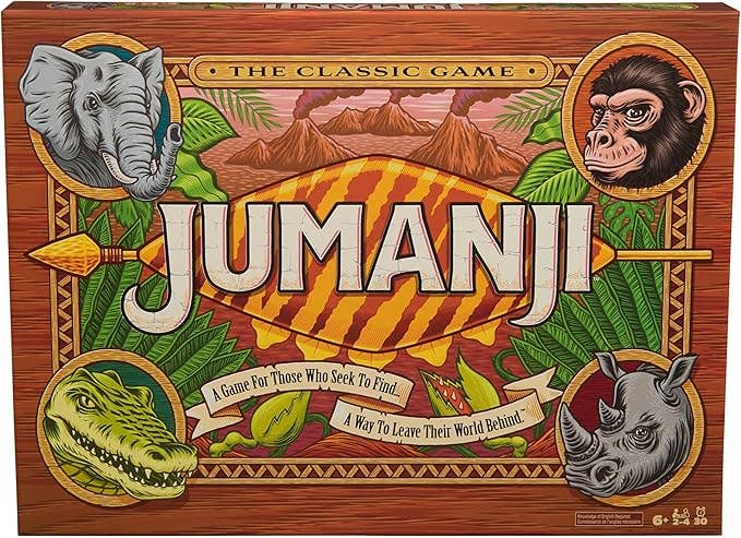 Jumanji The Board Game - Jungle Adventure for 2-4 Players