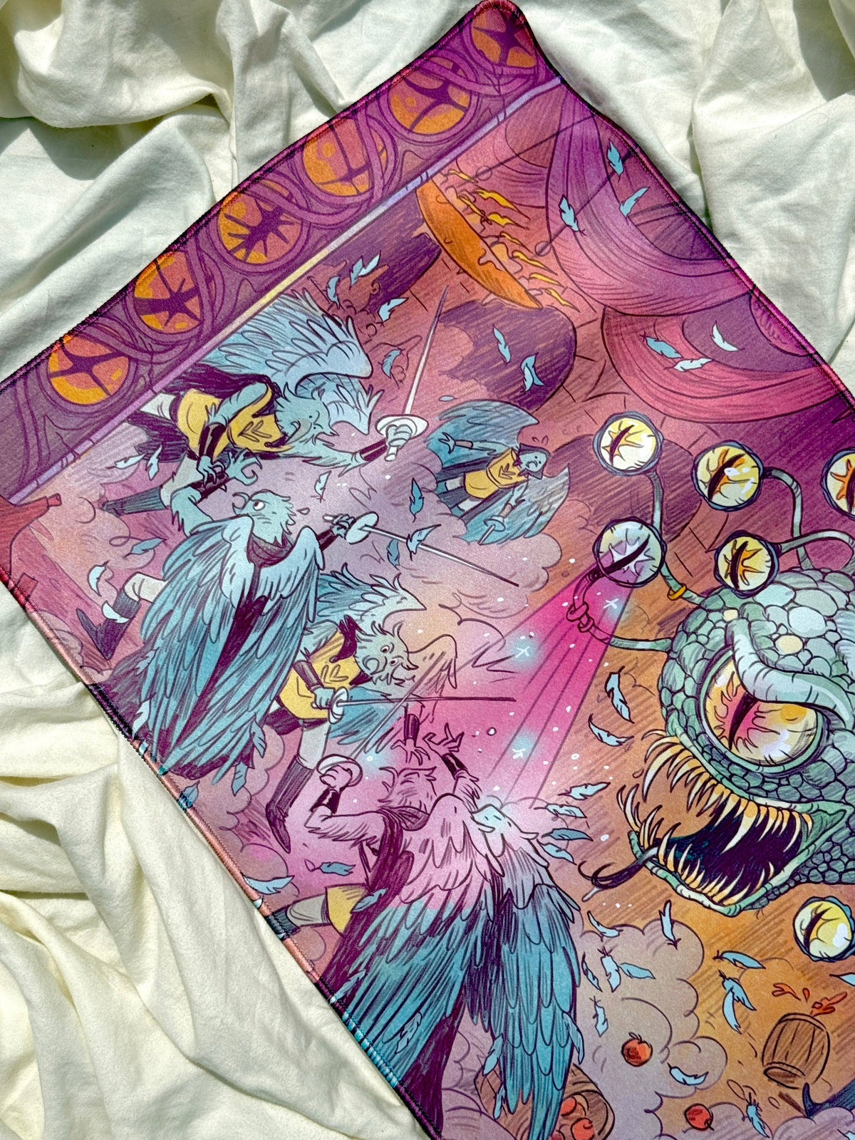 Beholder's Charm Ray ~ Bribery Desk-Mat /Playmat