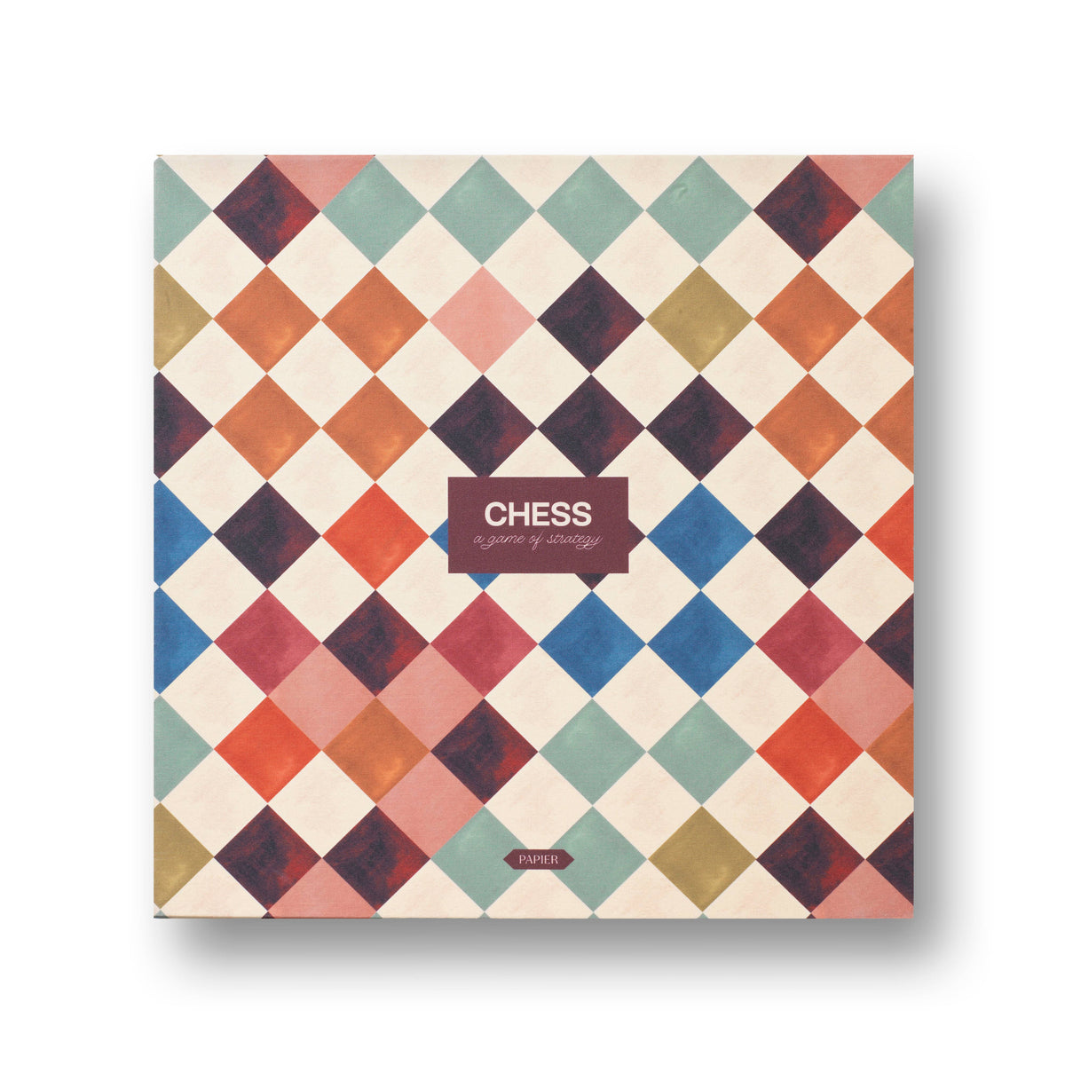 Wooden Chess Set - Midnight Mosaic