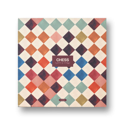 Wooden Chess Set - Midnight Mosaic