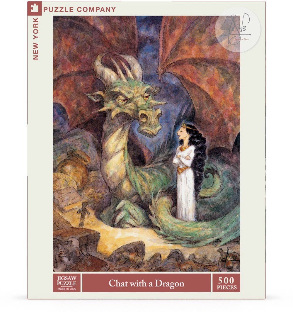 Chat with a Dragon - 500 Piece Jigsaw Puzzle