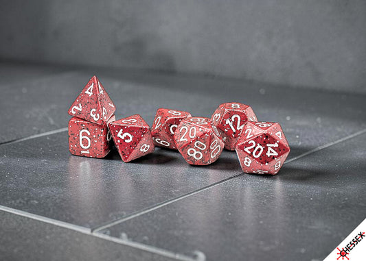Speckled Lava Stone Polyhedral 7-Dice Set