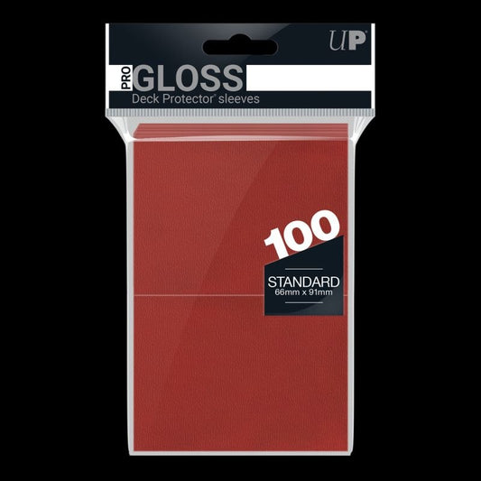 Deck Protector: PRO: Gloss Solid Red (100)