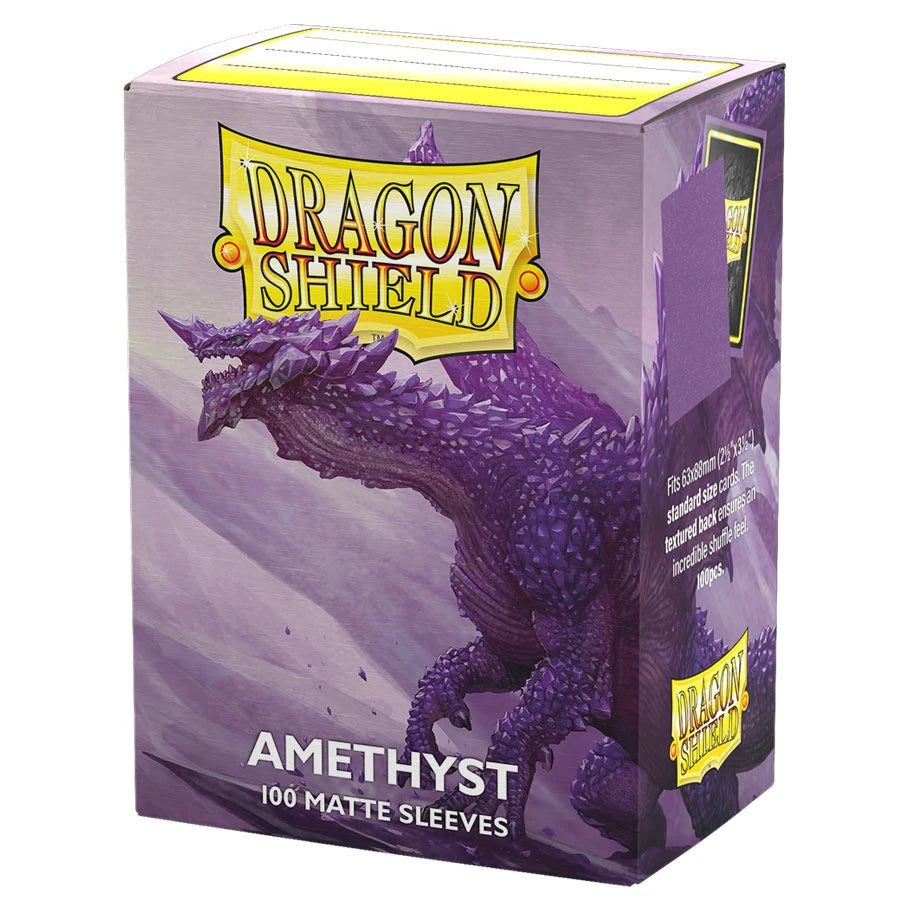 Dragon Shield: Deck Protector: Matte: Amethyst (100)