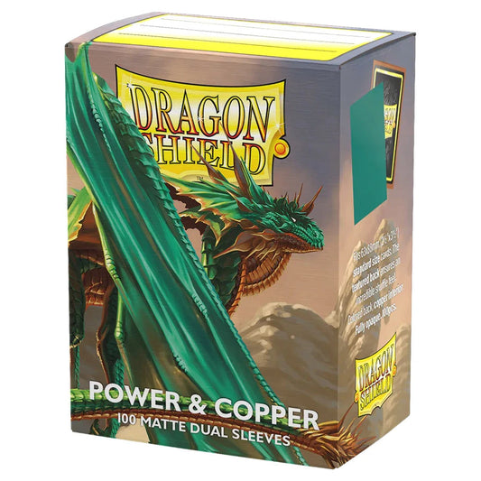 Dragon Shield: Deck Protector: Dual Matte: Power & Copper (100)