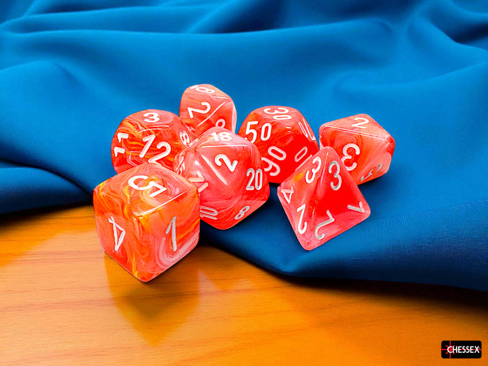 Festive Mega-hedral Dahlia/white Luminary 7-Die Set