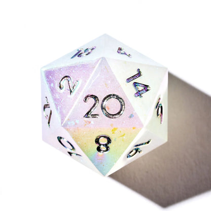 Moon Maiden 7-Piece Iridescent Dice Set
