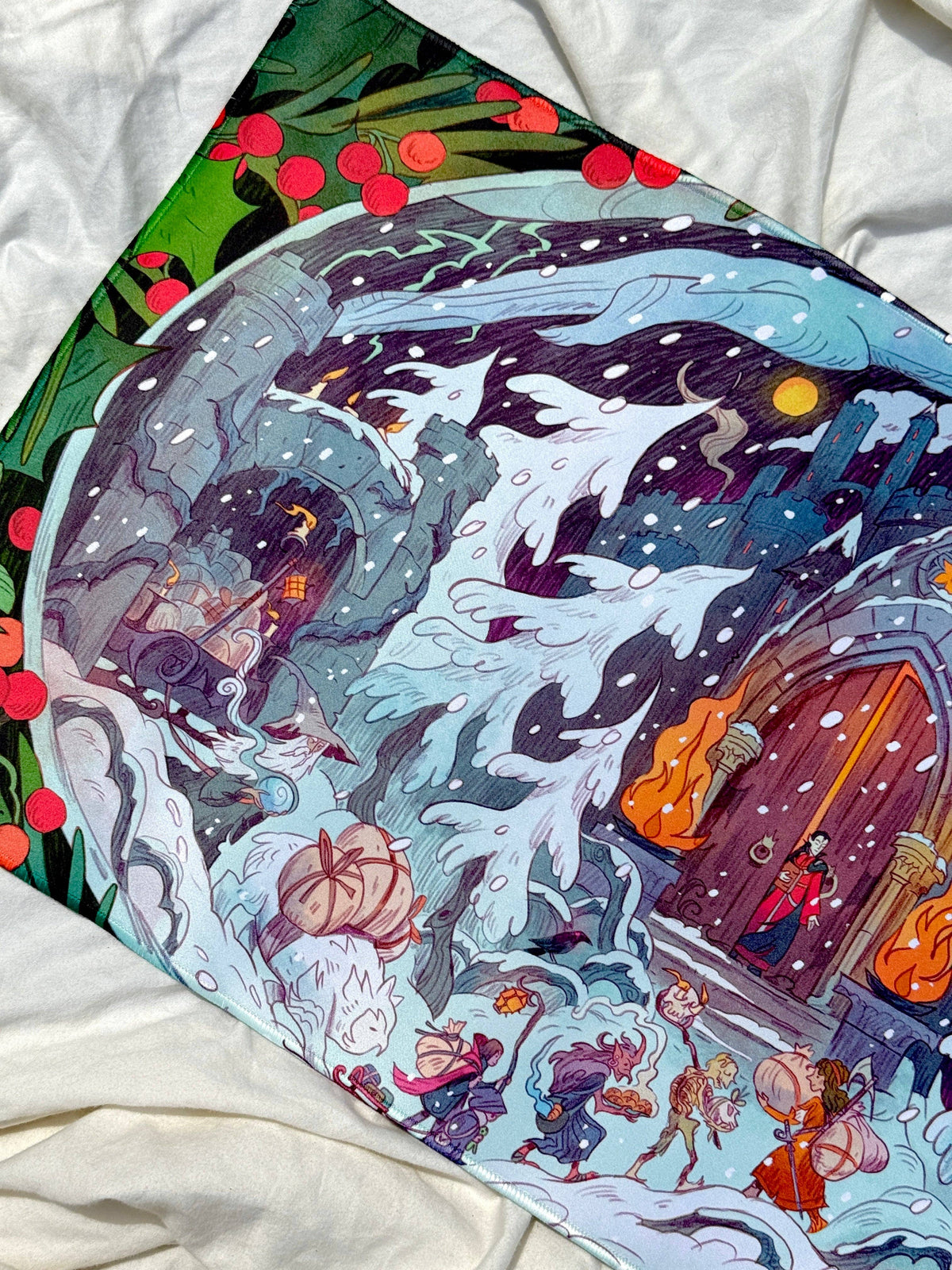 D&D Holiday Card Desk-mat / Playmat