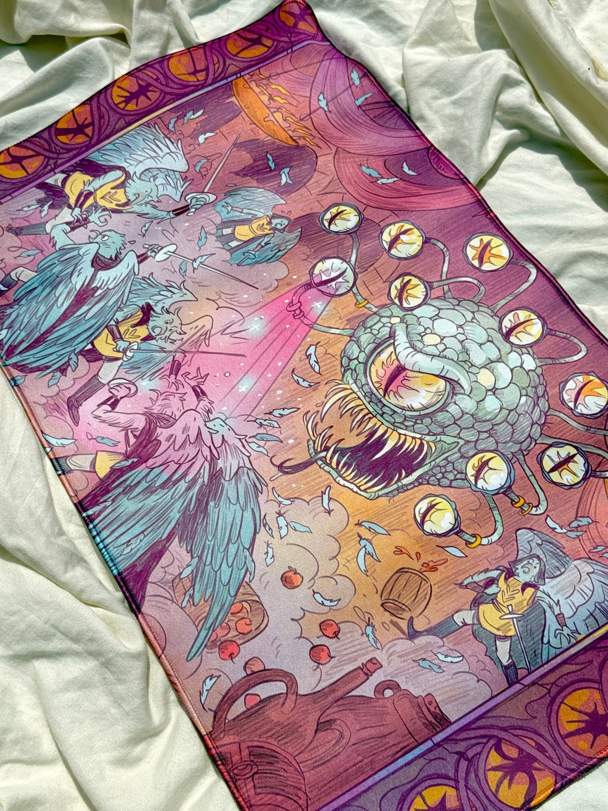 Beholder's Charm Ray ~ Bribery Desk-Mat /Playmat
