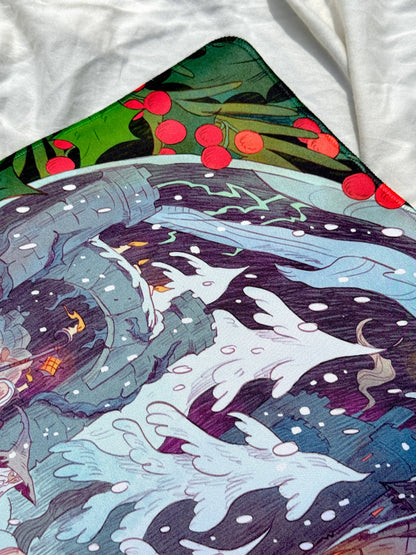 D&D Holiday Card Desk-mat / Playmat