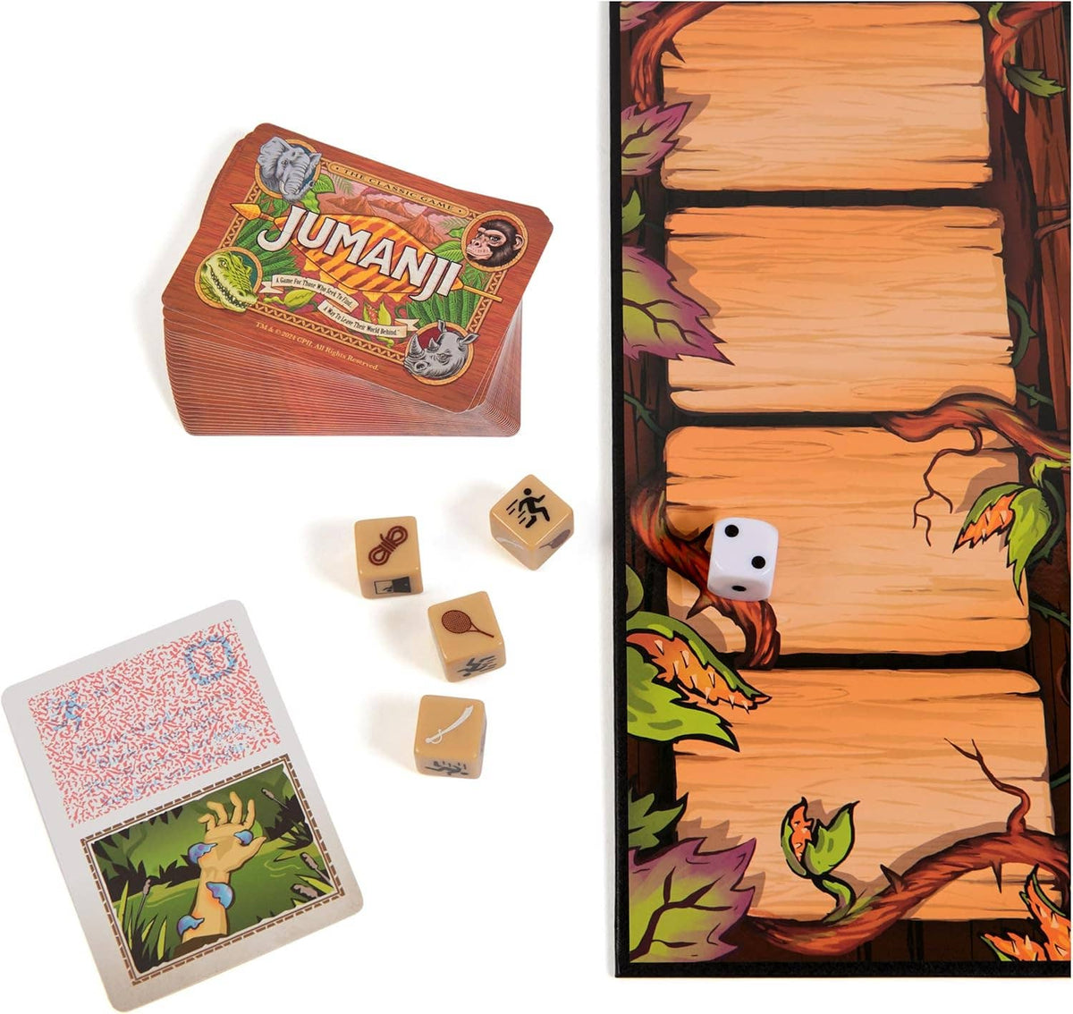 Jumanji The Board Game - Jungle Adventure for 2-4 Players