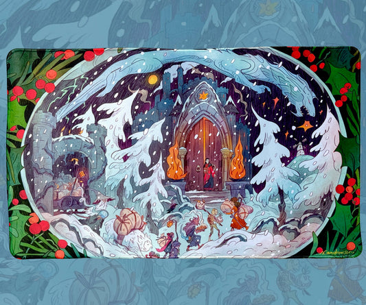 D&D Holiday Card Desk-mat / Playmat