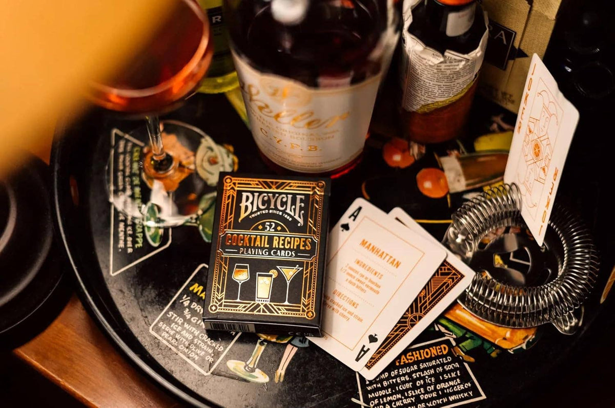 Bicycle Cocktail Playing Cards, Includes 52 Cocktail Recipes